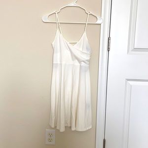 Small White Forever 21 Surplice Dress